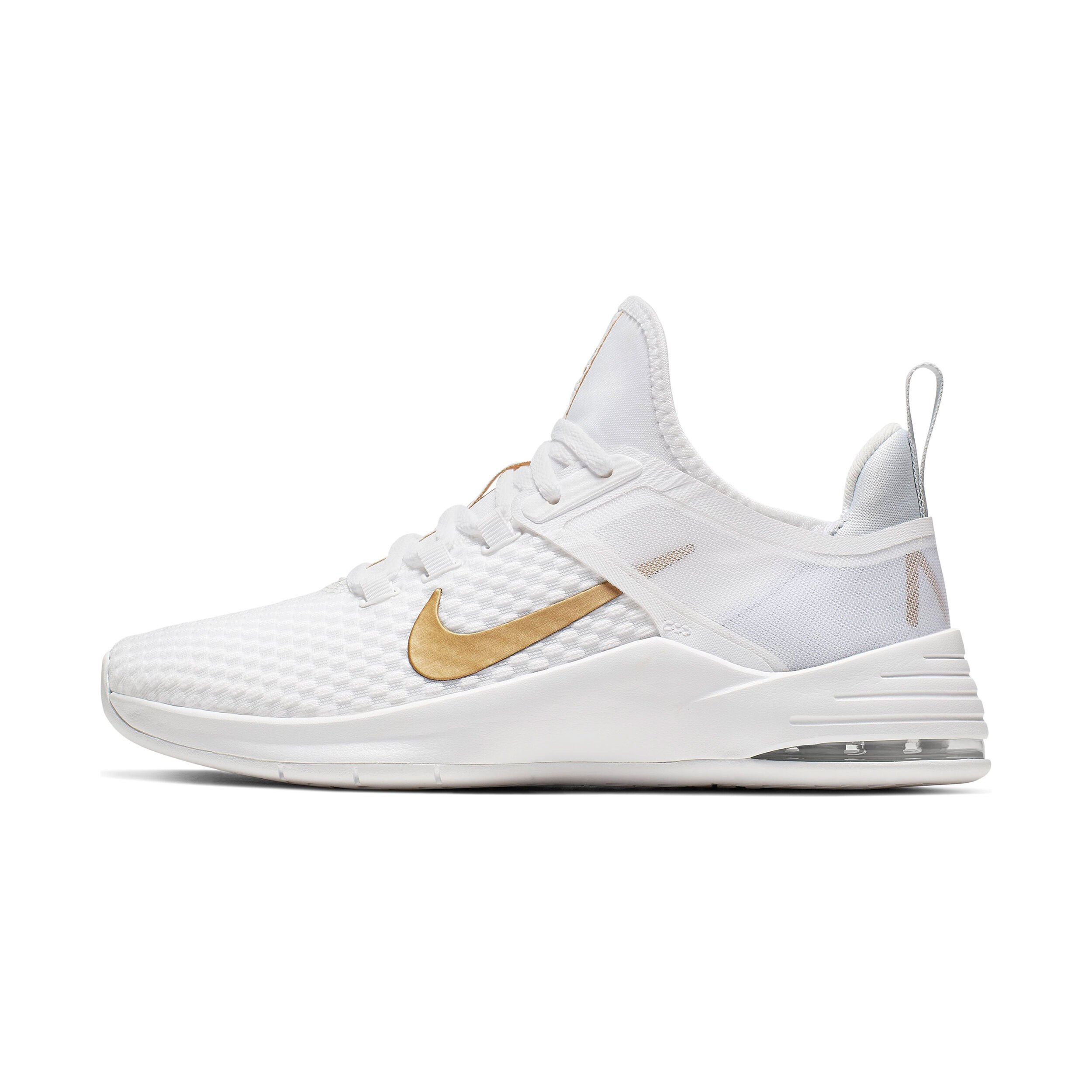 nike air max bella white and gold